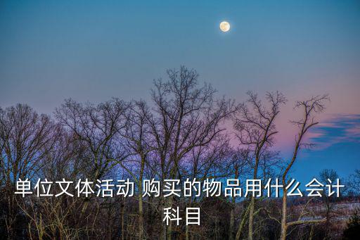 購買的體育用品入什么科目,體育用品入哪個科目