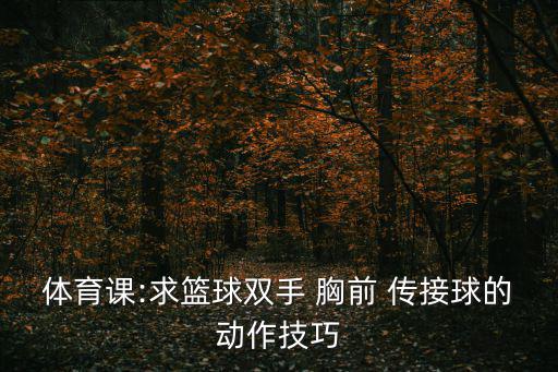 小學(xué)胸前雙手原地傳接球教案,簡述原地胸前雙手傳接球動(dòng)作方法?