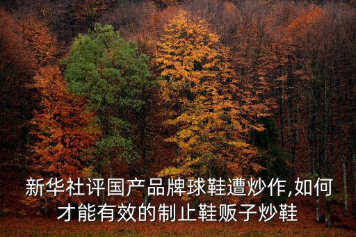 新華成鞋,為自己私利瘋狂炒作國(guó)產(chǎn)品牌球鞋鞋商無(wú)法律約束行為