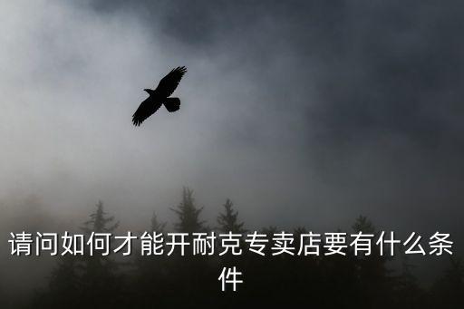 請(qǐng)問如何才能開耐克專賣店要有什么條件
