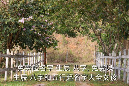 取名網(wǎng)生辰八字免費