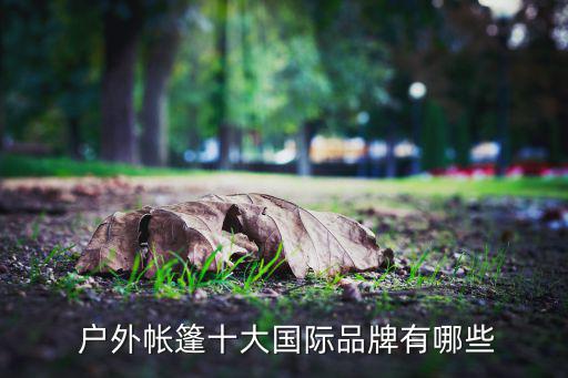  戶外帳篷十大國(guó)際品牌有哪些