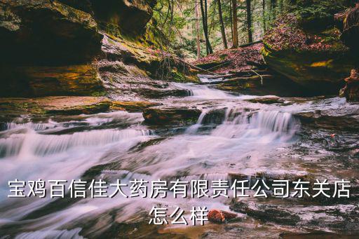 寶雞百信佳大藥房有限責(zé)任公司東關(guān)店怎么樣