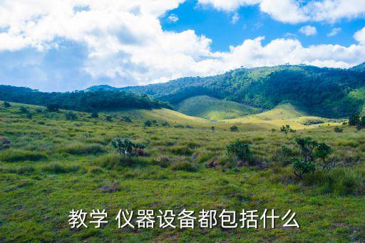  教學(xué) 儀器設(shè)備都包括什么