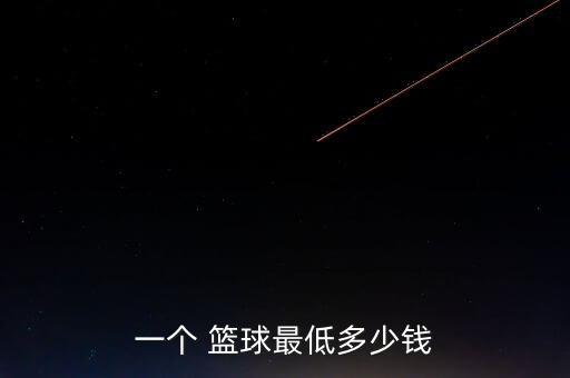 一個 籃球最低多少錢