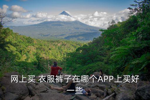 網(wǎng)上買 衣服褲子在哪個APP上買好一些