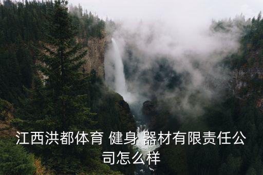 江西洪都體育 健身 器材有限責任公司怎么樣