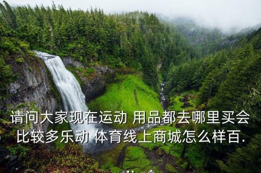 請問大家現在運動 用品都去哪里買會比較多樂動 體育線上商城怎么樣百...