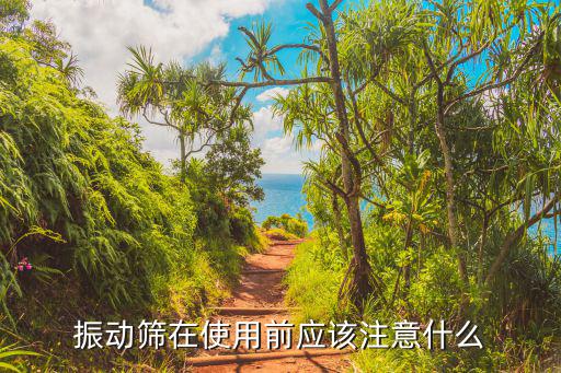 振動(dòng)篩在使用前應(yīng)該注意什么