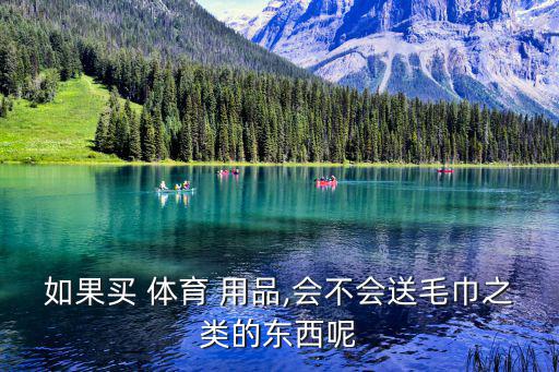 如果買 體育 用品,會(huì)不會(huì)送毛巾之類的東西呢