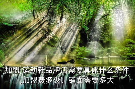 加盟 運動鞋品牌店需要具體什么條件,加盟費多少、鋪面需要多大
