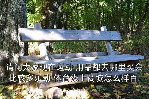 請問大家現(xiàn)在運動 用品都去哪里買會比較多樂動 體育線上商城怎么樣百...