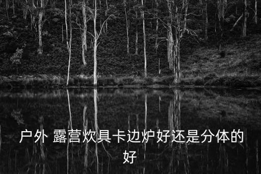  戶外 露營炊具卡邊爐好還是分體的好