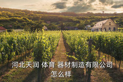  河北天潤(rùn) 體育 器材制造有限公司怎么樣