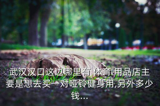武漢漢口這邊哪里有 體育 用品店主要是想去買一對啞鈴健身用,另外多少錢...