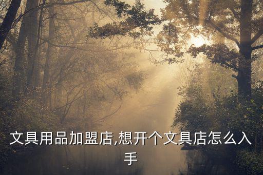 學(xué)生文具用品加盟店,想開個(gè)文具店怎么入手