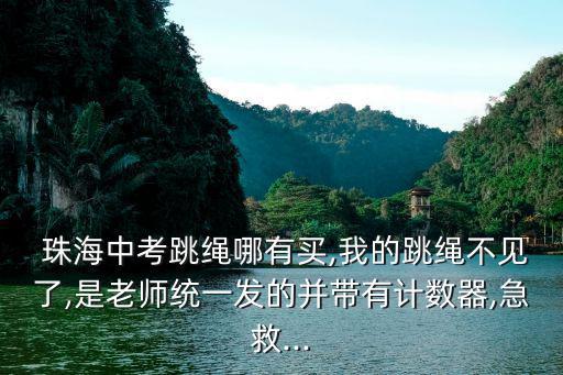  珠海中考跳繩哪有買,我的跳繩不見了,是老師統(tǒng)一發(fā)的并帶有計(jì)數(shù)器,急救...
