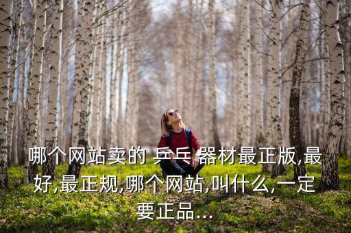 哪個(gè)網(wǎng)站賣的 乒乓 器材最正版,最好,最正規(guī),哪個(gè)網(wǎng)站,叫什么,一定要正品...