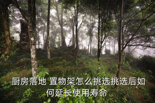  廚房落地 置物架怎么挑選挑選后如何延長使用壽命