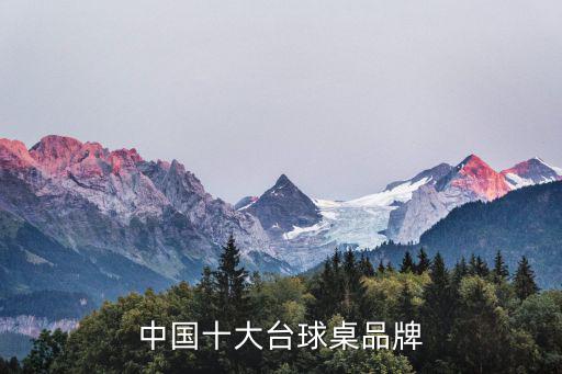 中國十大臺球桌品牌