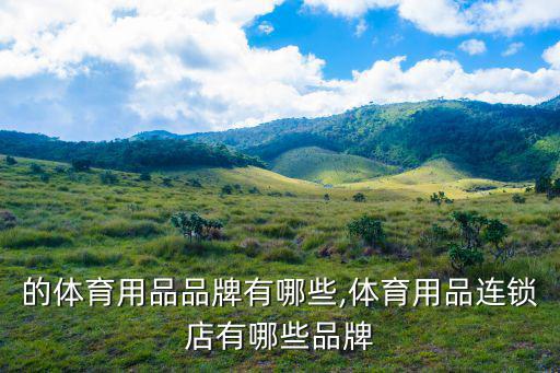 降價(jià)的體育用品品牌有哪些,體育用品連鎖店有哪些品牌