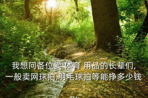 我想問各位賣 體育 用品的長輩們,一般賣網(wǎng)球拍,羽毛球拍等能掙多少錢...