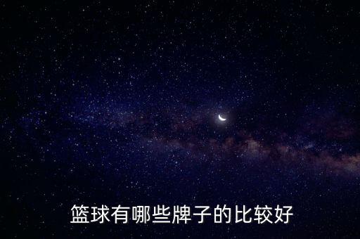  籃球有哪些牌子的比較好