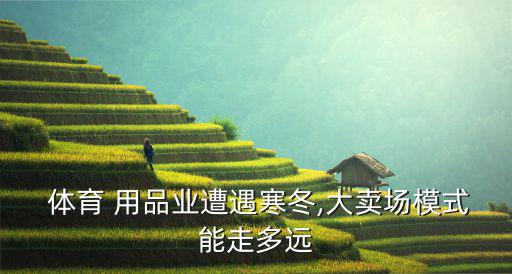  體育 用品業(yè)遭遇寒冬,大賣場模式能走多遠(yuǎn)