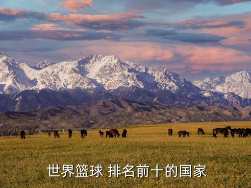 世界運動排名前十名,我國女子籃球選手包括馮天薇、鄭怡靜