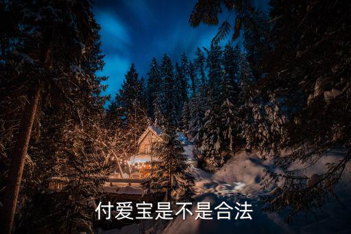 付愛寶是不是合法