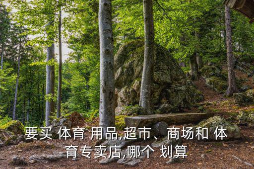 要買(mǎi) 體育 用品,超市、商場(chǎng)和 體育專賣(mài)店,哪個(gè) 劃算