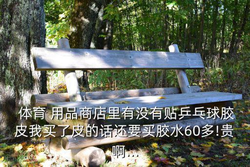  體育 用品商店里有沒(méi)有貼乒乓球膠皮我買(mǎi)了皮的話(huà)還要買(mǎi)膠水60多!貴啊...