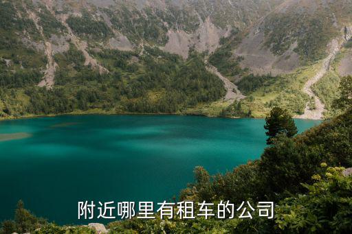 附近哪里有租車的公司