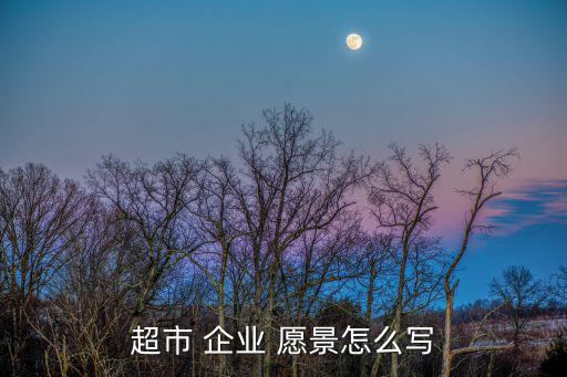 超市 企業(yè) 愿景怎么寫(xiě)