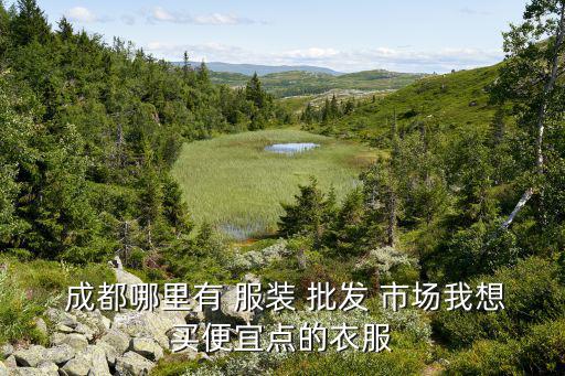  成都哪里有 服裝 批發(fā) 市場(chǎng)我想買便宜點(diǎn)的衣服