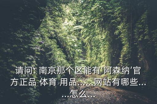 請問: 南京那個區(qū)能有‘阿森納’官方正品 體育 用品……網(wǎng)站有哪些……怎么...