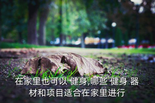 在家里也可以 健身,哪些 健身 器材和項目適合在家里進行