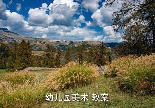幼兒園美術(shù) 教案
