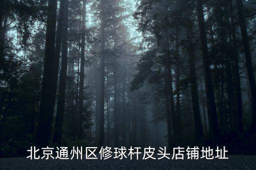 北京通州區(qū)修球桿皮頭店鋪地址