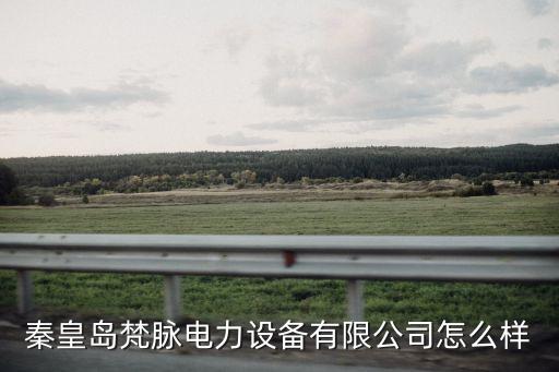 秦皇島梵脈電力設備有限公司怎么樣