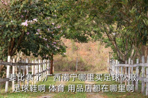 要比賽了,廣西南寧哪里買足球隊(duì)服,足球鞋啊 體育 用品店都在哪里啊