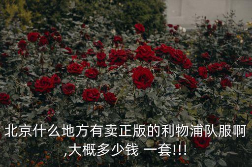 北京什么地方有賣正版的利物浦隊(duì)服啊,大概多少錢 一套!!!