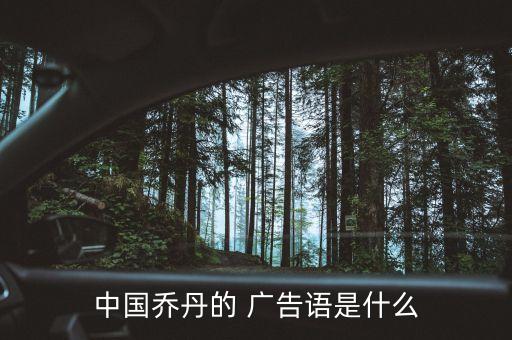 中國(guó)喬丹的 廣告語(yǔ)是什么