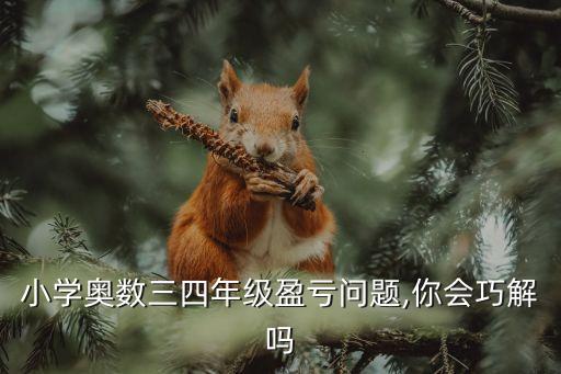 小學奧數(shù)三四年級盈虧問題,你會巧解嗎