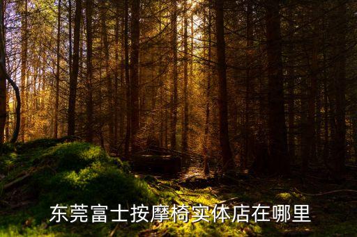  東莞富士按摩椅實(shí)體店在哪里