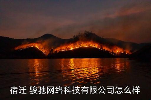 宿遷 駿馳網絡科技有限公司怎么樣