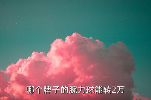 哪個(gè)牌子的腕力球能轉(zhuǎn)2萬(wàn)