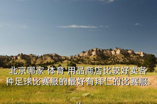 北京哪家 體育 用品商店比較好賣各種足球比賽服的最好有拜仁的比賽服...