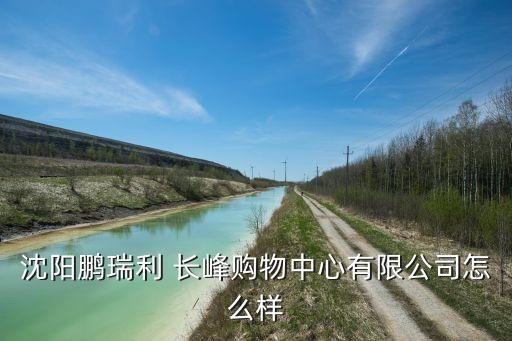 沈陽鵬瑞利 長峰購物中心有限公司怎么樣