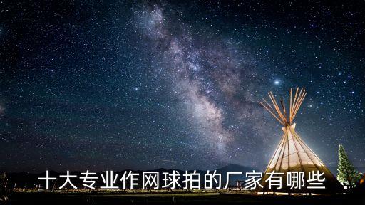 十大專業(yè)作網(wǎng)球拍的廠家有哪些
